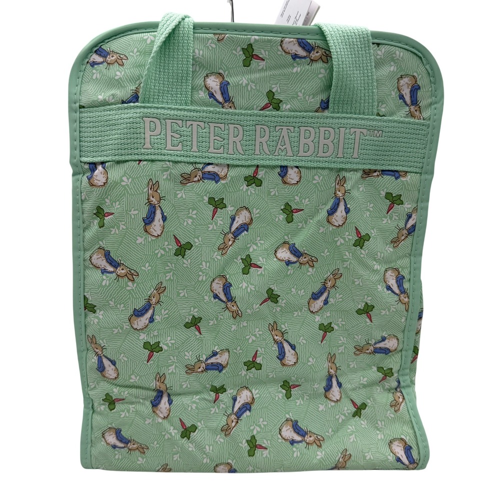 VTG Peter Rabbit Enfamil Insulated Bottle‎ Bag Mint Green Beatrix Potter